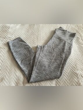 lululemon Wunder Train high-rise leggings heathered color (grey and white) 25in